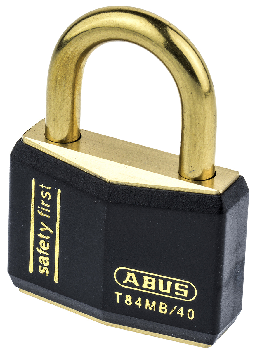 Key Weatherproof Brass Safety Padlock, Keyed Alike, 6.5mm Shackle, 43mm Body