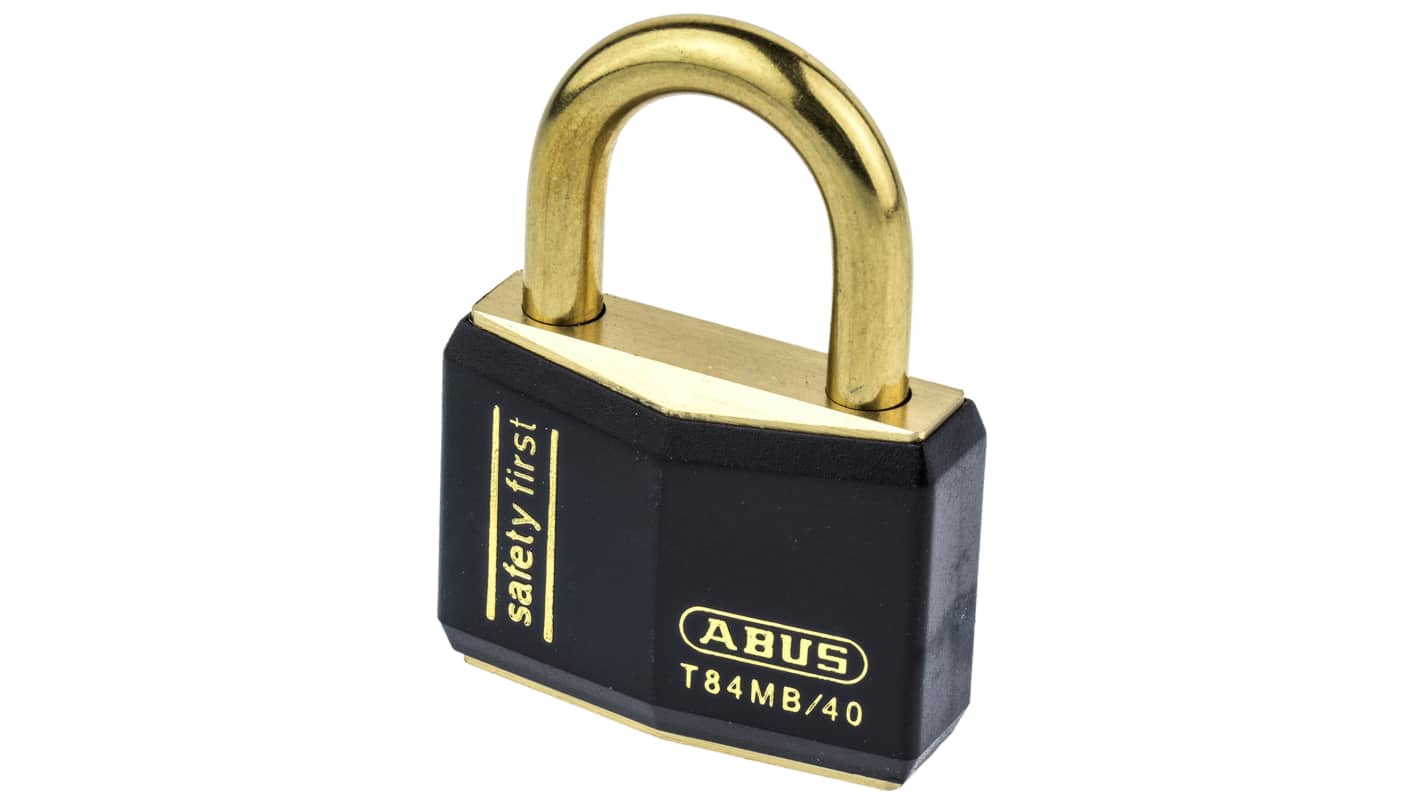 Key Weatherproof Brass Safety Padlock, Keyed Alike, 6.5mm Shackle, 43mm Body
